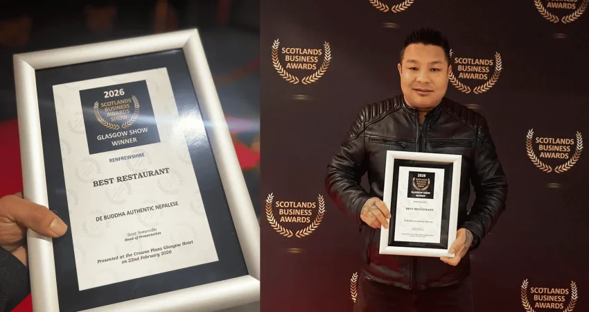 2026 BEST RESTAURANT RENFREWSHIRE