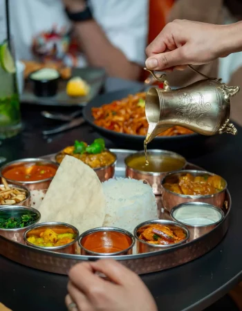 Authentic Nepalese Dal Bhat Thali