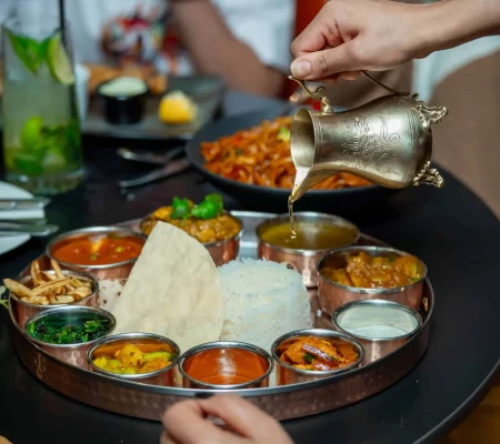 Authentic Nepali Dal Bhat Thali Set