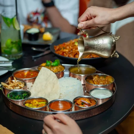Authentic Nepali Dal Bhat Thali Set